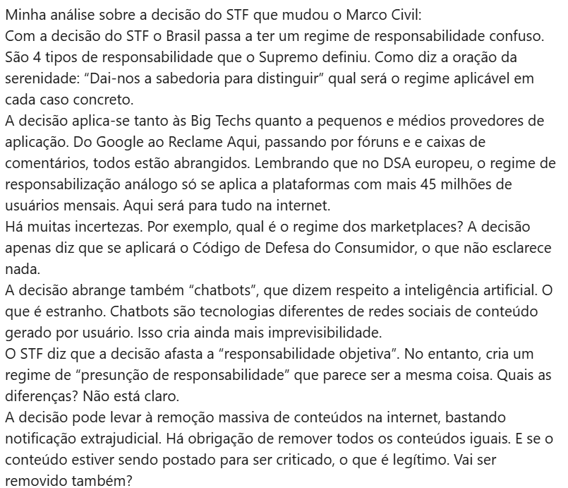 lemos_ronaldo's tweet photo. Minha análise sobre a decisão do Supremo que alterou o Marco Civil. https://t.co/gzIuovDO4G