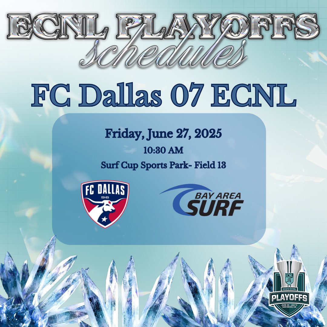 Day 2️⃣ #ECNLPlayoffs we are ready for the competition and ready to compete‼️ #DTID #stilldancing 

Elite 8 🔥 

<a href="/FCDGirlsECNL/">FC Dallas Girls ECNL</a> | <a href="/ECNLgirls/">ECNL Girls</a>