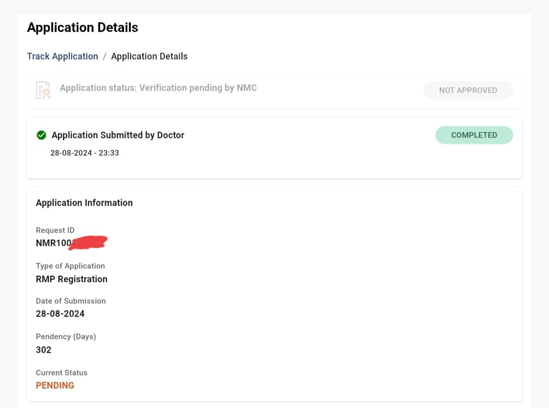 Dr. Aasif Khan (@doc_khan_) on Twitter photo What happened to National Medical Register <a href="/NMC_IND/">National Medical Commission</a> ????
My application is pending since last 10 months.
#MedTwitter was anyone able to complete the process.? What happened to National Medical Register <a href="/NMC_IND/">National Medical Commission</a> ????
My application is pending since last 10 months.
#MedTwitter was anyone able to complete the process.?