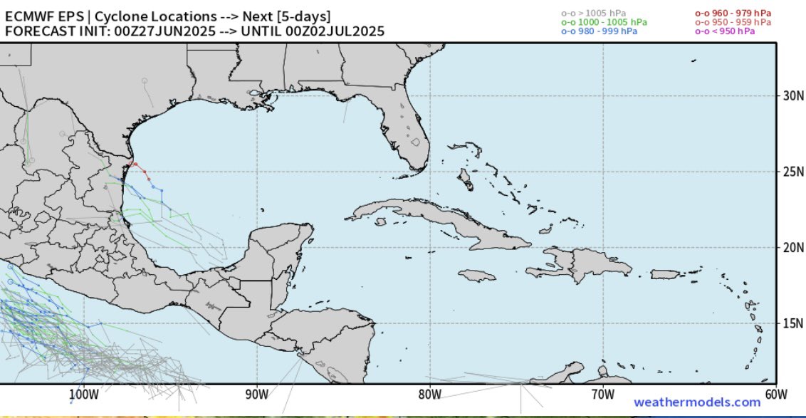 JGerardWeather's tweet image. NHC says a 20% chance of tropical development in the Bay of Campeche the next several days. All else is quiet across the rest of the Atlantic Ocean. #meteorologist4thepeople #LOCAL10 #NHC