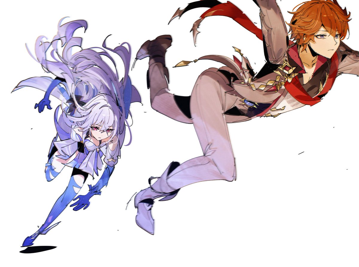juffledoodles's tweet image. childe yeet #FightLikeSkirk  #GenshinFanWork