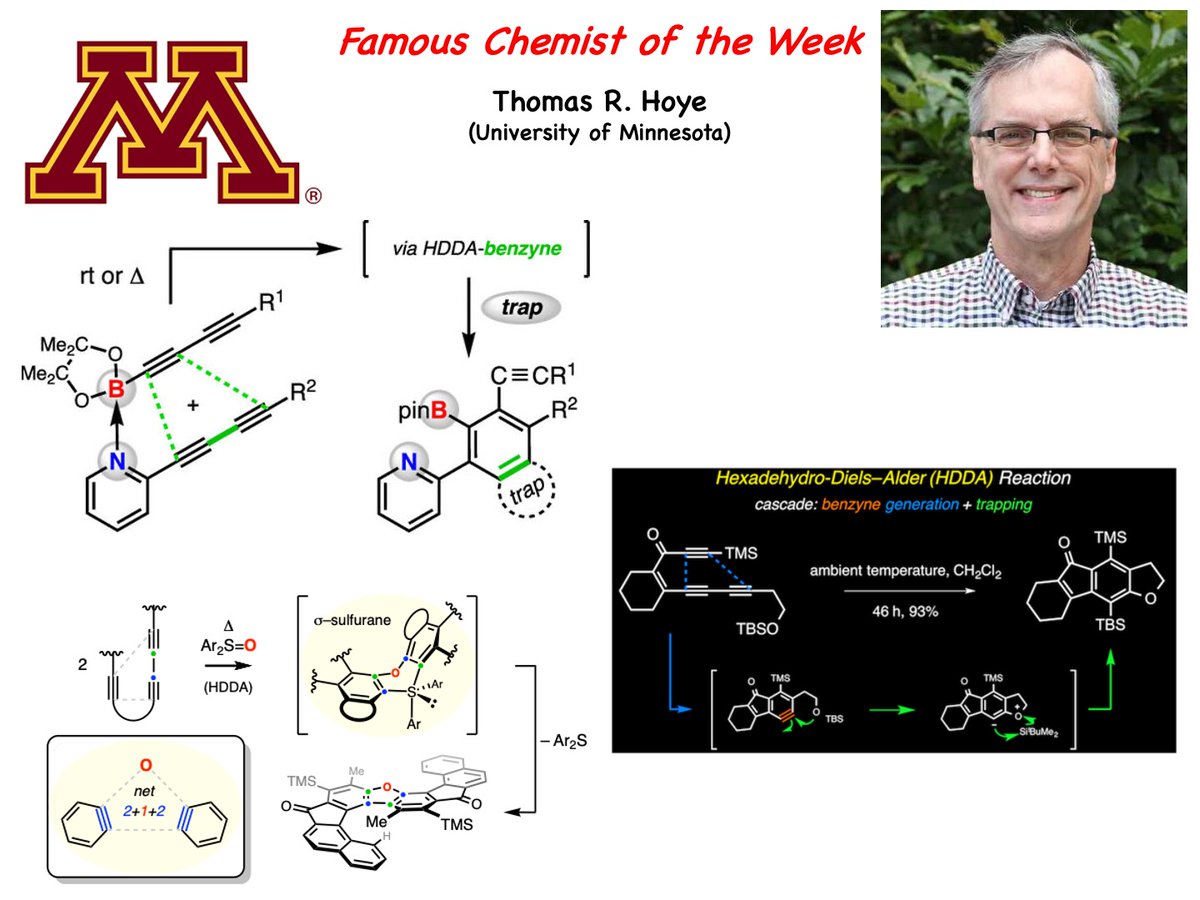 TambarLab's tweet image. Our lab recently discussed the impactful career of Thomas R. Hoye @UMNChemistry! Here are some papers:
pubs.acs.org/doi/10.1021/bm…
nature.com/articles/natur…
nature.com/articles/natur…
pubs.acs.org/doi/10.1021/ja…
pubs.acs.org/doi/10.1021/ac…