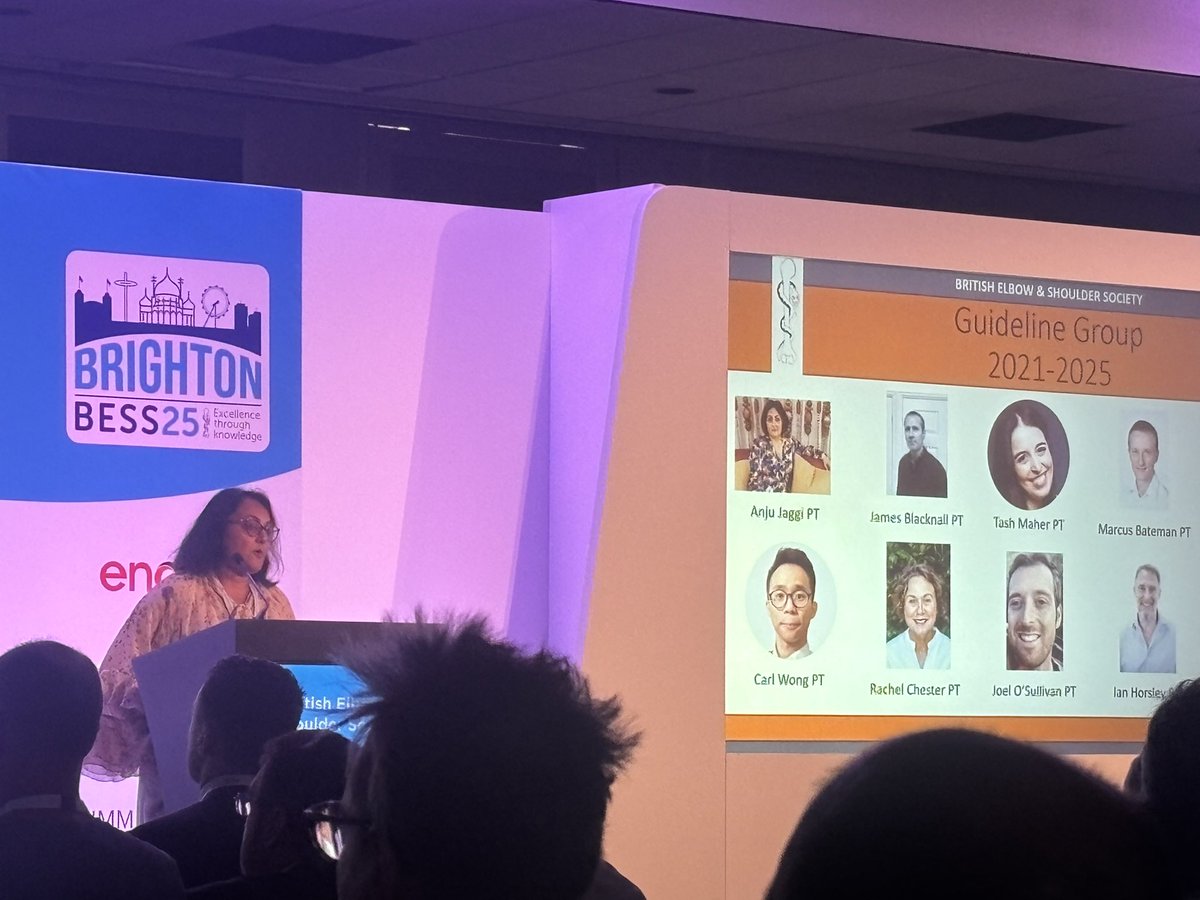 A huge piece of work producing BESS guidelines for post operative anterior stabilisation management presented by <a href="/AnjuJaggi/">anju jaggi</a>  Well done to all the team involved in this, and a great infographic produced by Carl Wong
<a href="/bessconference/">British Elbow & Shoulder Society</a>