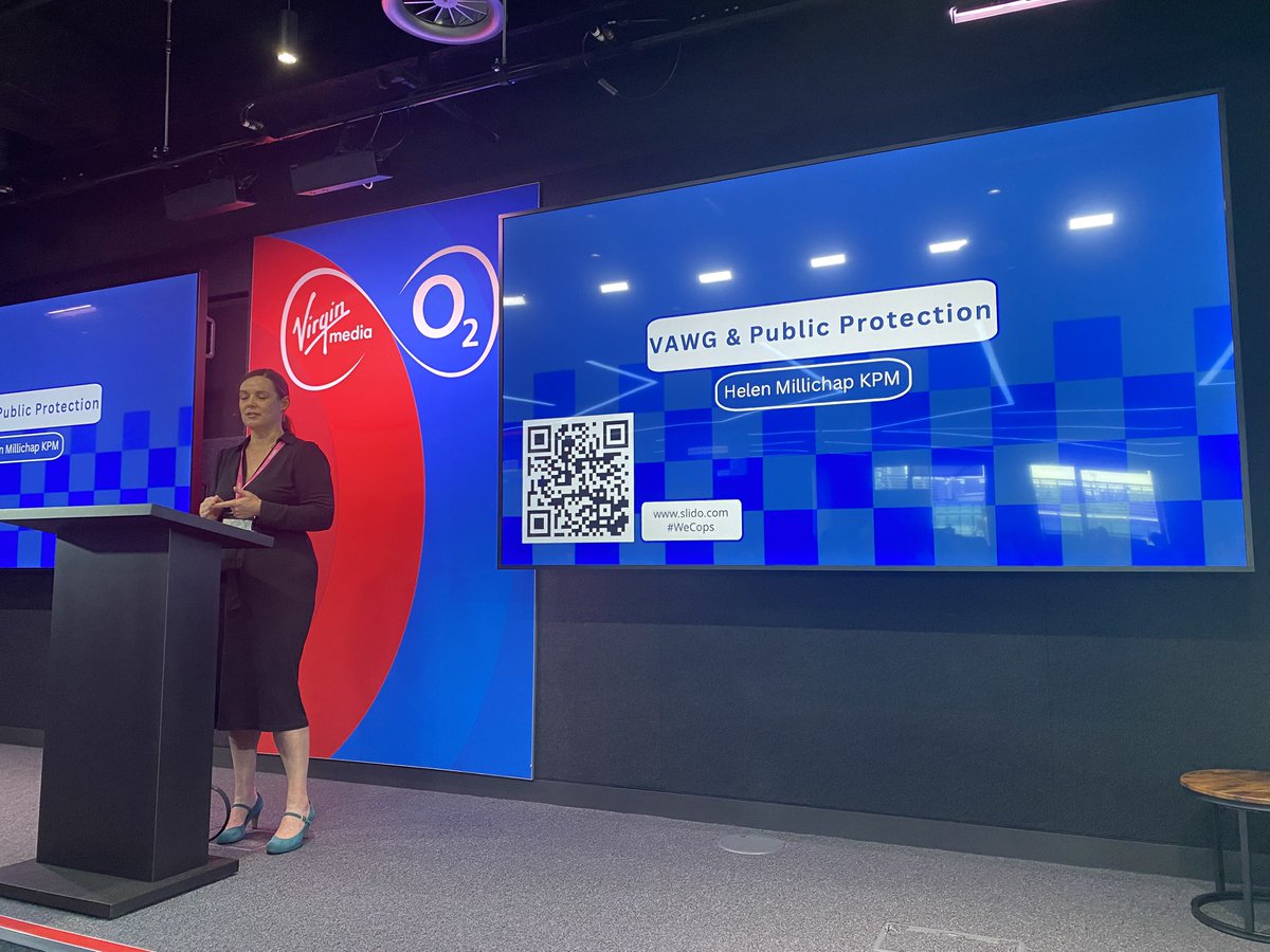 Helen Millichap KPM now presenting about Violence against Women and Girls (VAWG) and Public Protection. 

#WeCops