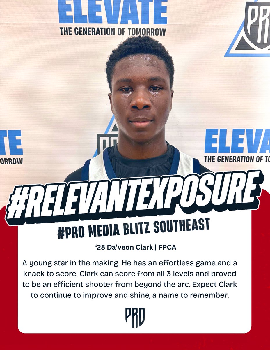 🏀#PRO Media Blitz🔥Southeast🔥

📈The Breakdown📝

#GetRecruited
#RelevantExposure