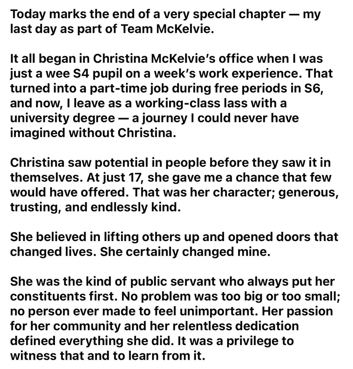 DionneHossack's tweet image. Yesterday was our last day working as part of team McKelvie 🤍