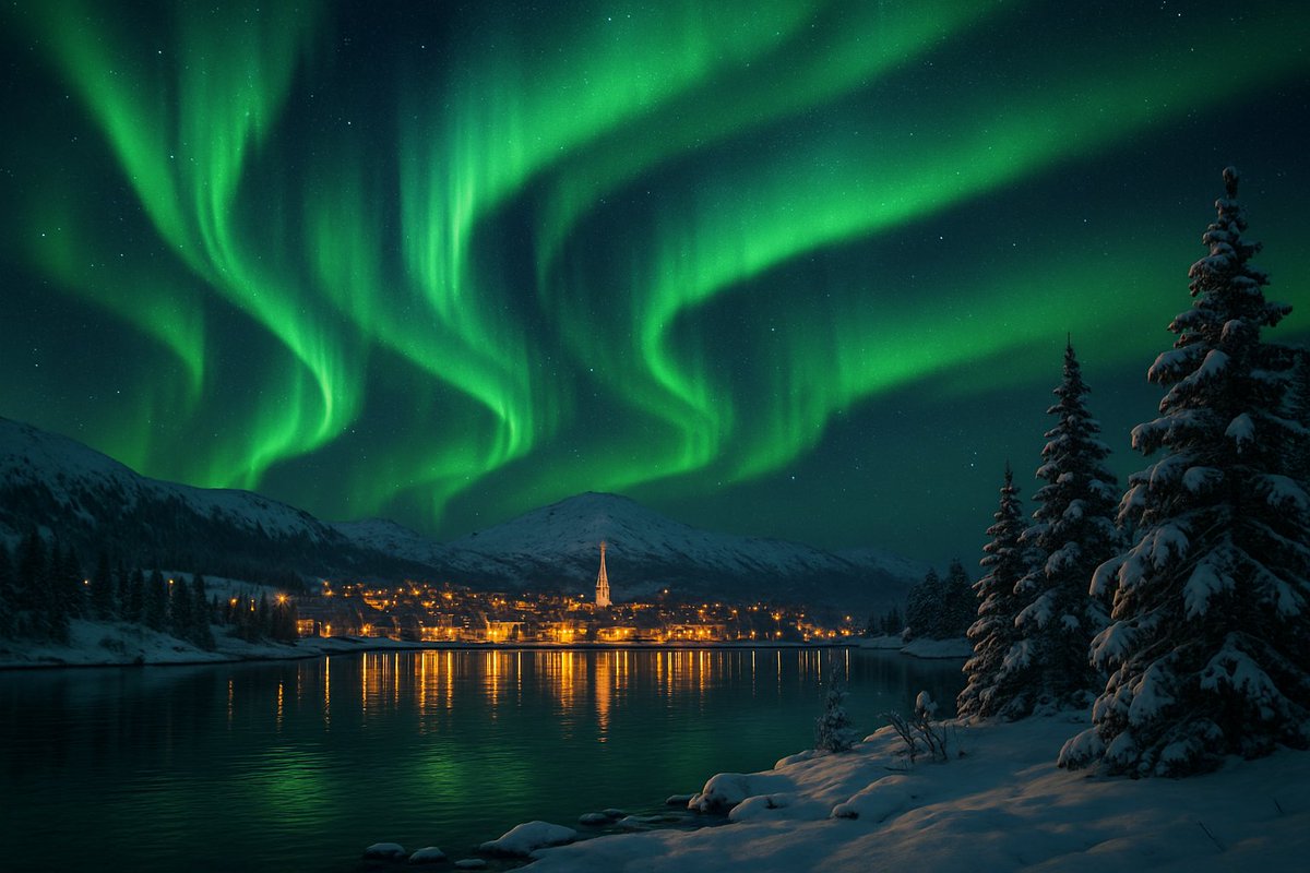 SarcasticWolf's tweet photo. Murmansk, Russia's Arctic gem, is the world's largest city above the Arctic Circle. Known for its stunning Northern Lights, polar nights, and rich naval history, it’s a unique blend of icy landscapes, Soviet heritage, and raw natural beauty. ❄️🇷🇺✨ #Murmansk #ArcticAdventure https://t.co/3bKeW33xtx