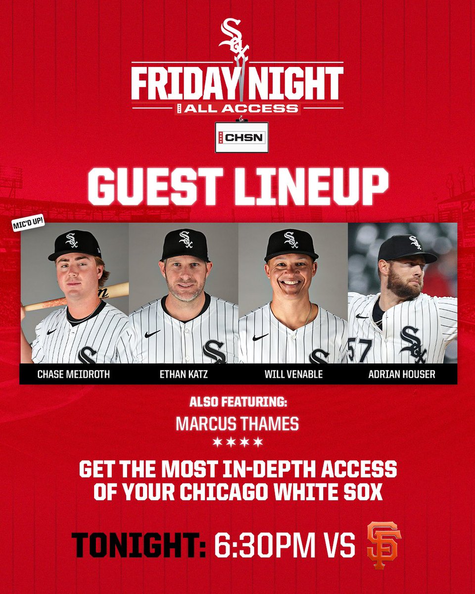 Big night tonight on <a href="/CHSN__/">Chicago Sports Network</a>
