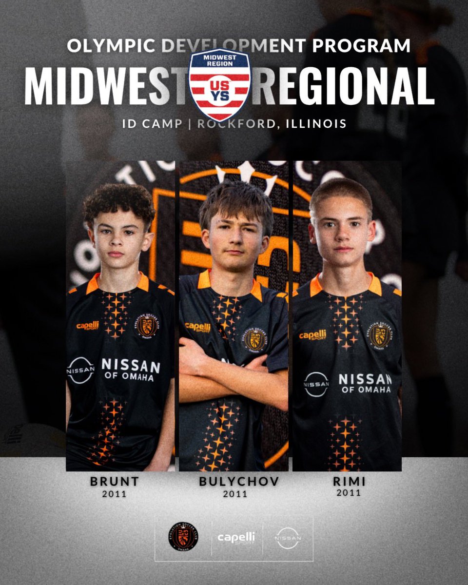 ClubEvoSoccer's tweet photo. Introducing Evolution 2011, 2012, and 2013 boys invited to the USYS ODP Midwest Region ID Camp in Rockford, Illinois July 11-13. 👏🏼 👏🏼 

Congratulations boys and good luck 💪🏼

#omahaevolutionsoccerclub #evolveyourgame #evolvewithus @nebraska_odp #usys https://t.co/Jg4ztDN2Pq
