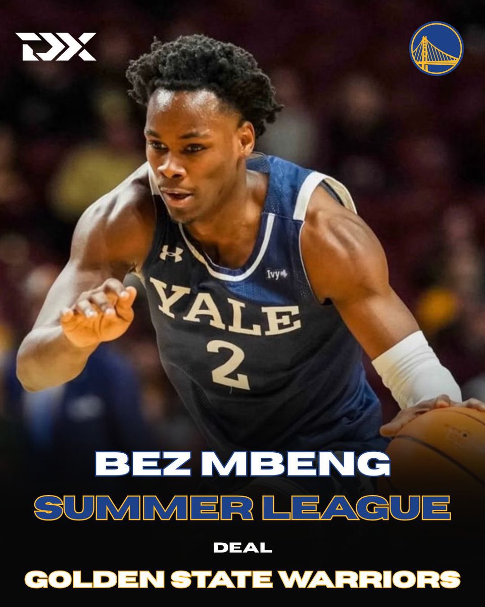 Yale’s Bez Mbeng will join the Golden State Warriors for the California Classic and NBA Summer League, I’m told.

The 6’3 ¾" guard is the reigning Ivy League POY and has been named DPOY for three years running.

13.0 PTS, 5.7 AST, 5.6 REB, 1.8 STL per game en route to a PIT nod.