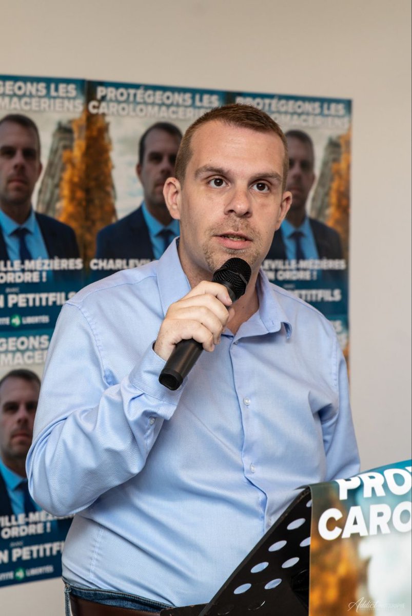 🗓 MUNICIPALES 2026 
Découvrez les candidats ⏰️

👉 Romain Petitfils 
Candidat à Charleville -Mezieres 🗳
Parti : Identité Libertés, soutenue par l'union nationale (RN-UDR-DLF)
<a href="/cmz_enOrdre/">CMZEnOrdre</a> 

📲 Suivez <a href="/polmedias/">Polmédias 🇨🇵</a> 🚀