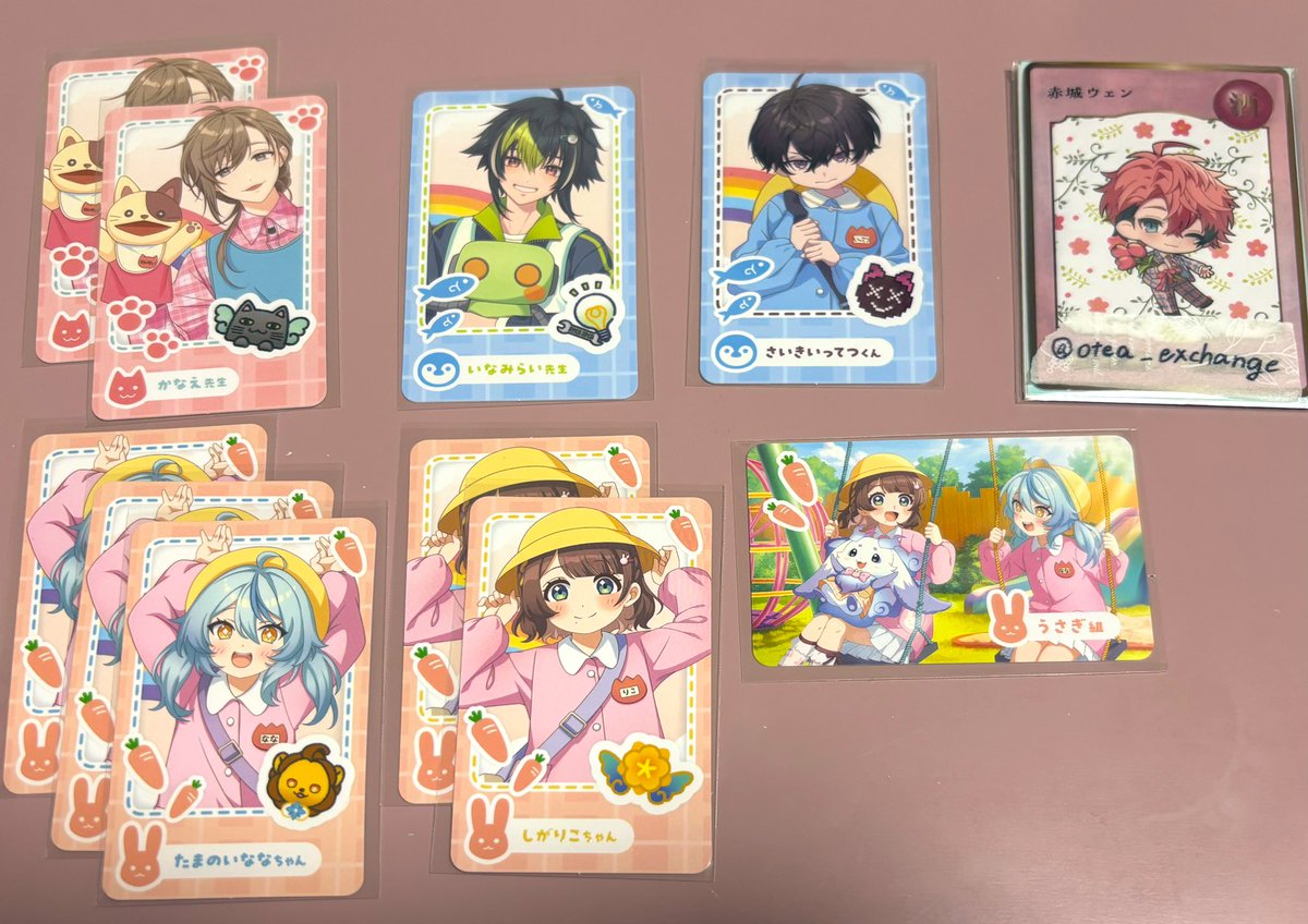 otea_exchange's tweet photo. 【交換】 にじさんじ　にじさんじようちえん　フォトカード チェキ 

譲→画像1枚目
求→IDの方(単体)
※ご不快でなければ🚺複数:1の交換可能です

2枚以上まとめての交換をお願いします。
郵送での交換となります。
検索からでもお気軽にお声がけください🙇‍♀️ https://t.co/gEL0h1Pgp8
