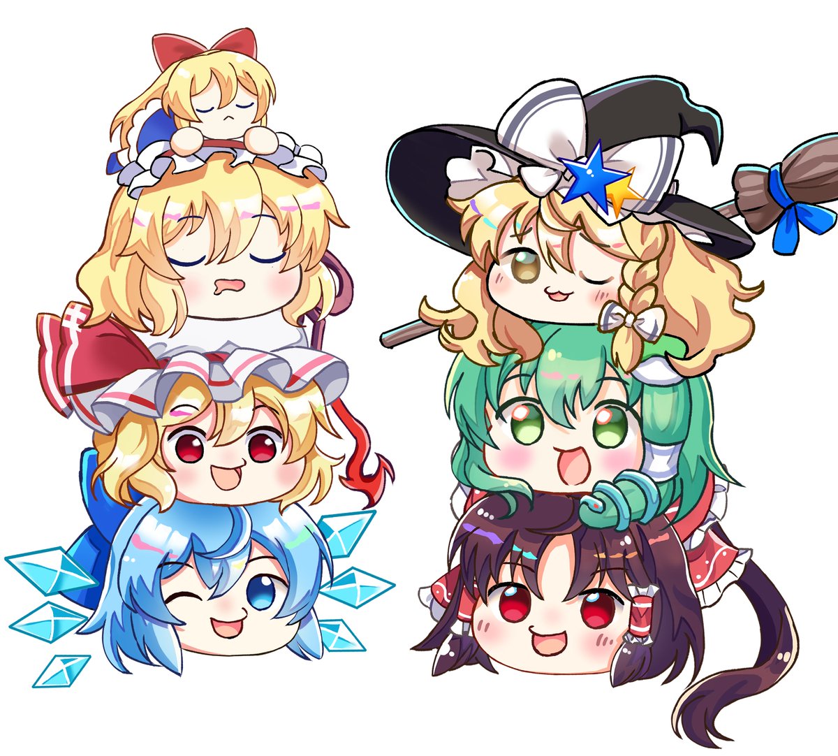 最近描いた饅頭たち #東方Projectㅤㅤㅤㅤ