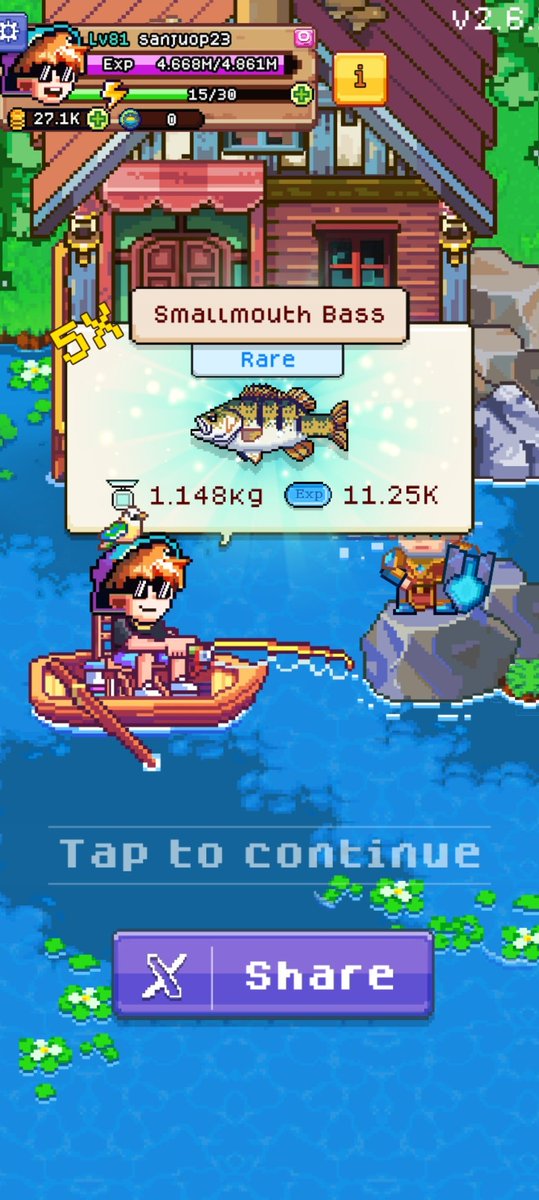 Day 42 of playing <a href="/FishingFrenzyCo/">Fishing Frenzy</a> 🎣

Here’s what I caught today 💰 

1 Epic Item – Parrotfish

1 Rare Item

4 Common Items – Mullet, Blue Cromis

Join here 🔗: fishingfrenzy.co/?code=3VHDLM

#fishingfrenzy #Web3Gaming #PlayToEarn