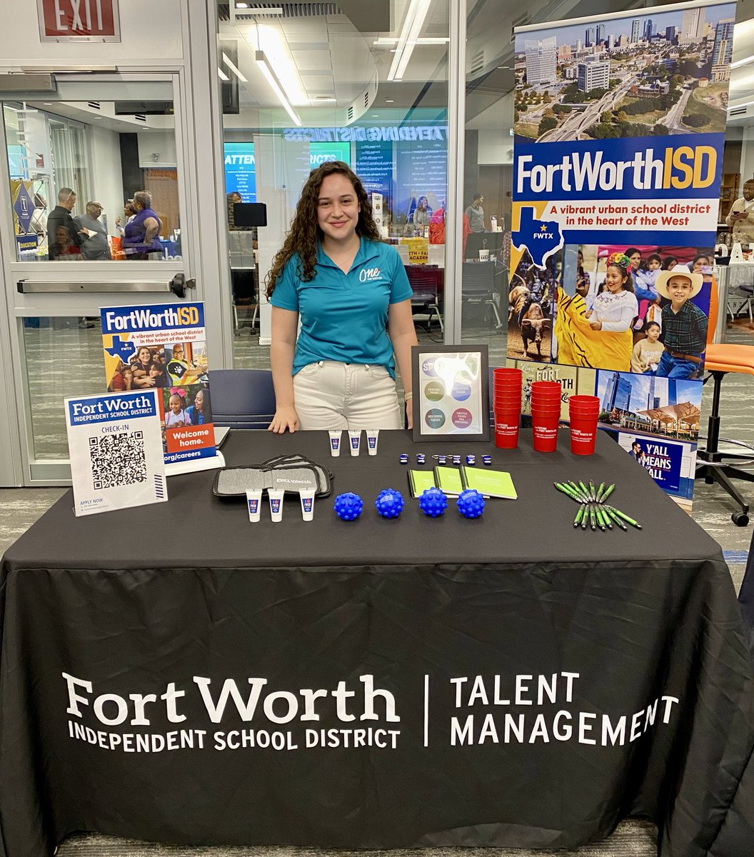 FWISD Careers (@fwisdcareers) on Twitter photo Thank you for having us <a href="/Region10ESC/">Region 10 ESC</a> ! We are here until 11a.m.- come talk to us about the amazing career opportunities <a href="/FortWorthISD/">Fort Worth Independent School District</a> has to offer ⭐️ Thank you for having us <a href="/Region10ESC/">Region 10 ESC</a> ! We are here until 11a.m.- come talk to us about the amazing career opportunities <a href="/FortWorthISD/">Fort Worth Independent School District</a> has to offer ⭐️