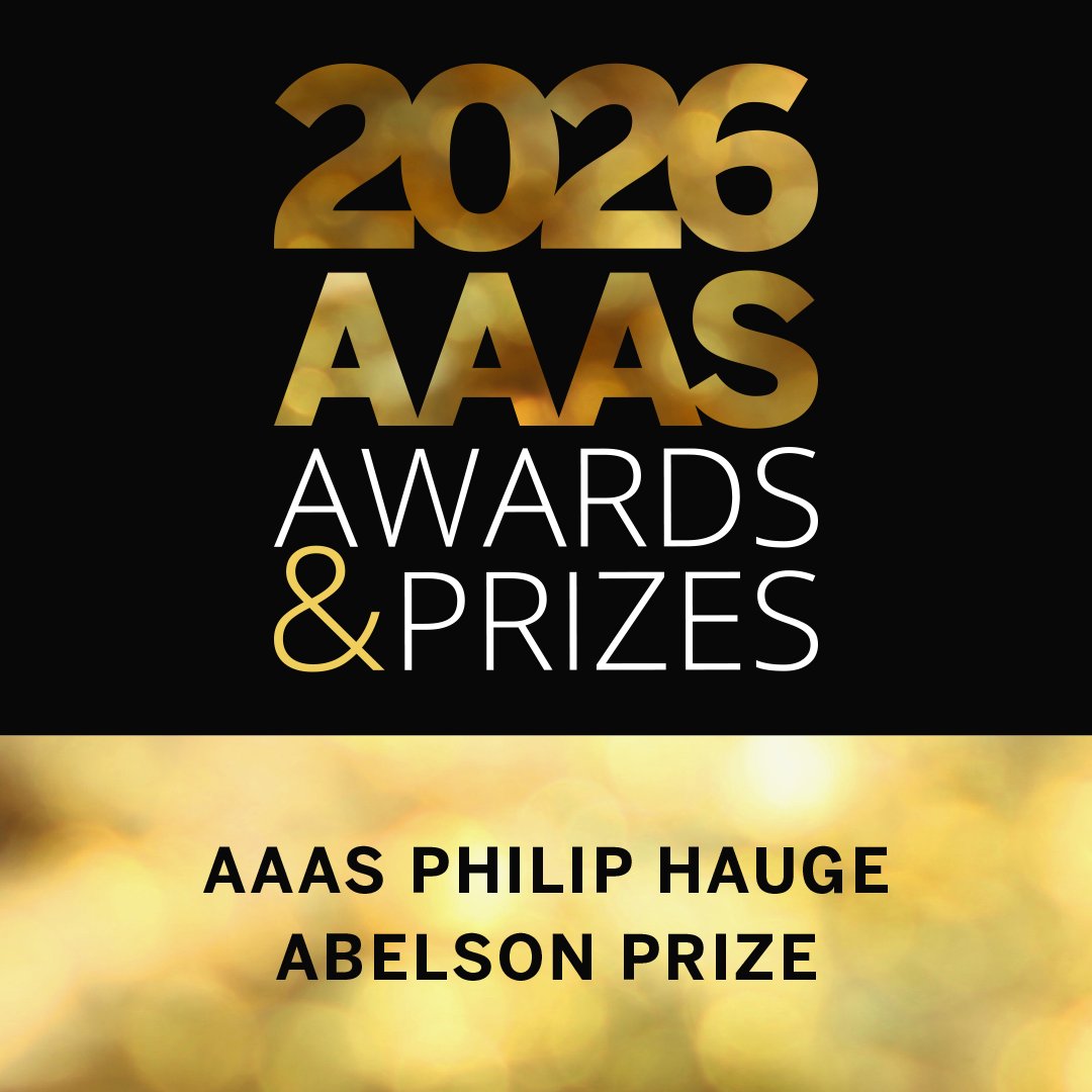 aaas's tweet image. Nominations are open for the AAAS Philip Hauge Abelson Prize, which awards an individual who has made significant contributions to the scientific community—whether through research, policy, and/or civil service—in the United States. Submit here: aaas.org/awards/philip-…