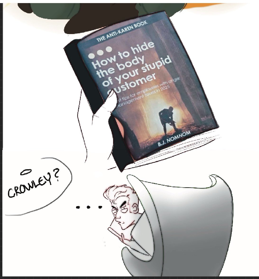 This is an actual book btw. 

#ineffablehusbands #GoodOmens3 #GoodOmensFanArt #goodomens