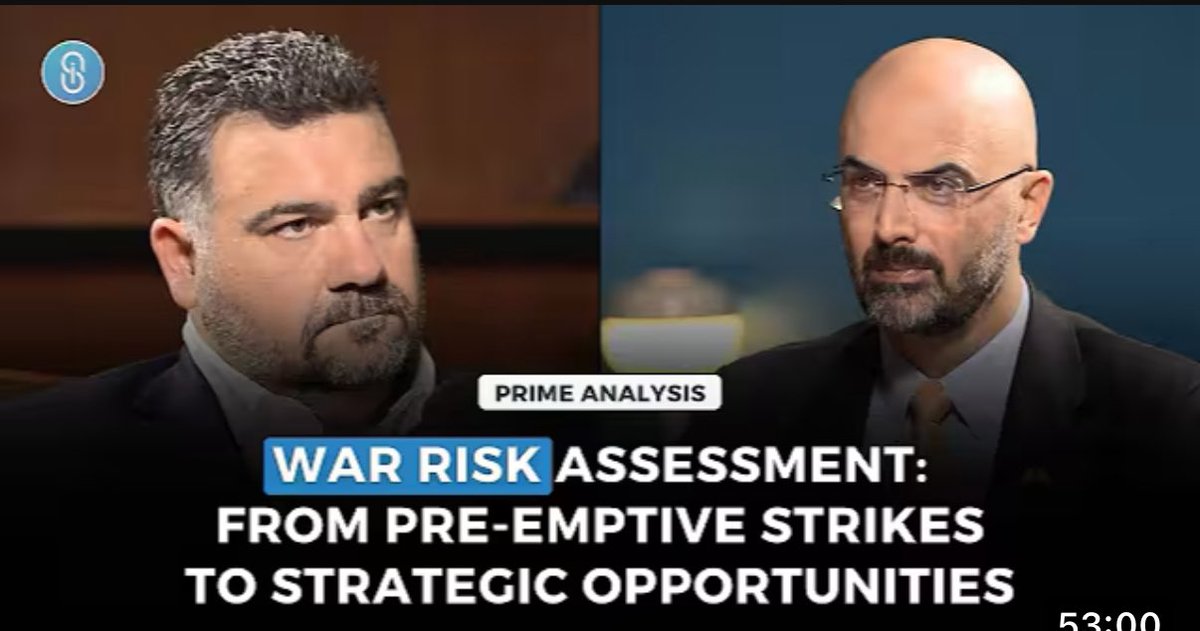 EfthymiopoulosM's tweet image. Welcoming @OrenAnolik Ambassador of State of #Israel to #Cyprus to a special episode of #PrimeAnalysis @strategy_int discussing, strategic affairs of security in Middle East, during heightened regional volatility &geopolitical recalibration.
youtube.com/watch?v=QD6s3G…