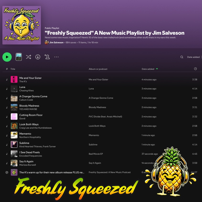 Jim Salveson (@mr_jimbob) on Twitter photo Friday new music vibes!?
Have your own mini-garden Glasto with 10 of my fave new tunes right now... plus, another chance to check out this weeks full podcast if you missed it!
open.spotify.com/playlist/76Qbr… Friday new music vibes!?
Have your own mini-garden Glasto with 10 of my fave new tunes right now... plus, another chance to check out this weeks full podcast if you missed it!
open.spotify.com/playlist/76Qbr…