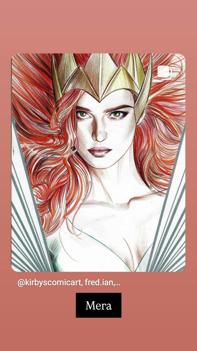 Fan Art Friday 🎨 #Mera from #DCDarkLegion  by <a href="/KirbysComicArt/">Kirby's Comic Art</a>