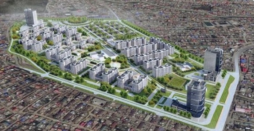 Ингээд харахаар 1 айлын хашааны газарт их олон айлын байр барих н. Сайхан л харагдаж бн, гэхдээ аль болох өндөр биш байшингууд тэгээд ногоон цэцэрлэг амралт биеийн тамирын талбай нтр их байвал чухал. Машины ил далд зогсоол бас хэрэгтэй.