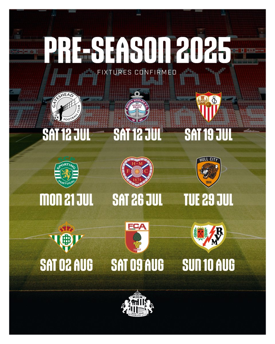 Pre-season 2025: Confirmed 🔐