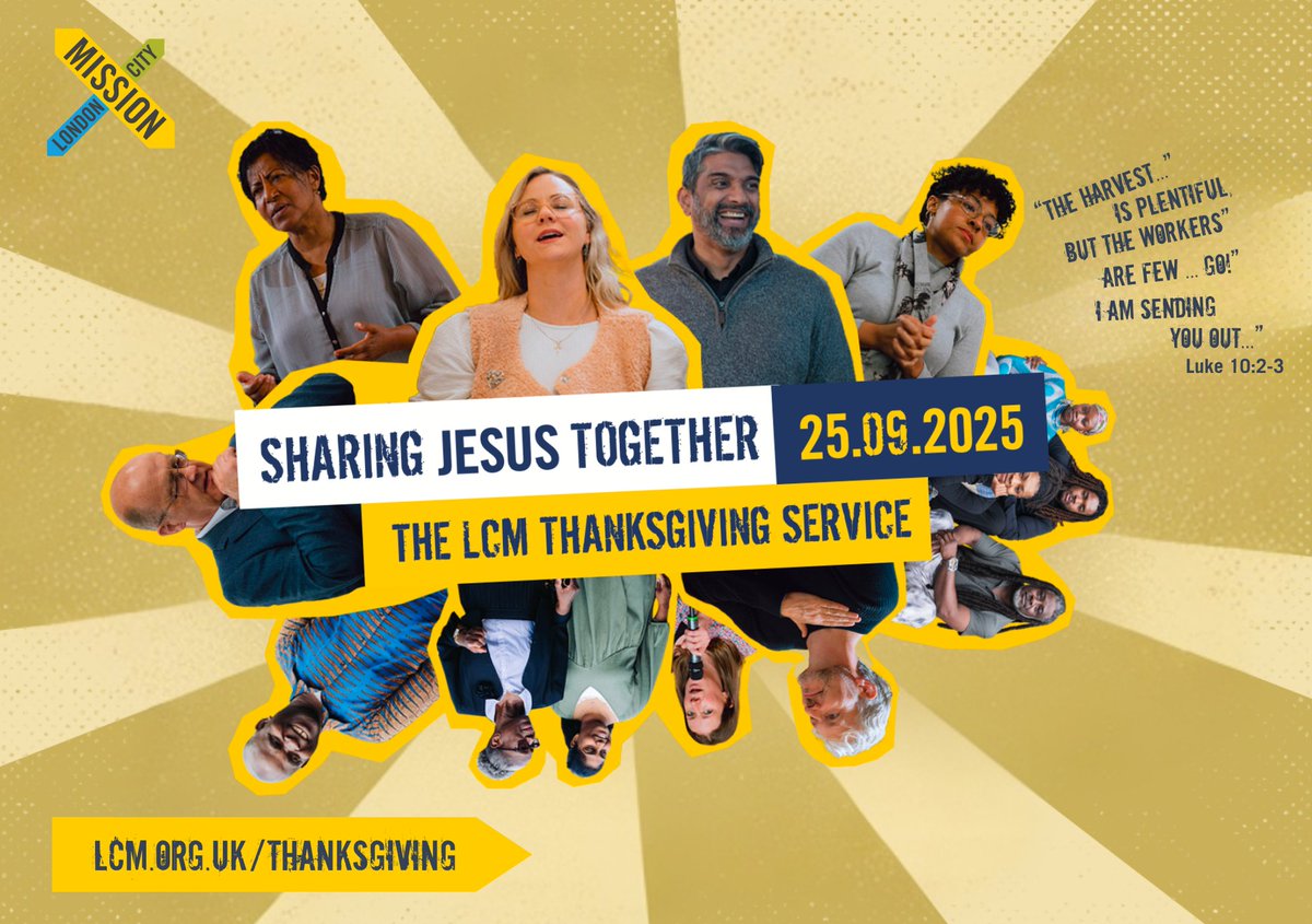 We’re delighted to announce that you can now book to join us at our annual Thanksgiving Service, on 25 September, for an inspiring evening of worship, fellowship and celebration. 

Visit lcm.org.uk/thanksgiving to book your free place.

#LCMThanksgiving #SharingJesusTogether