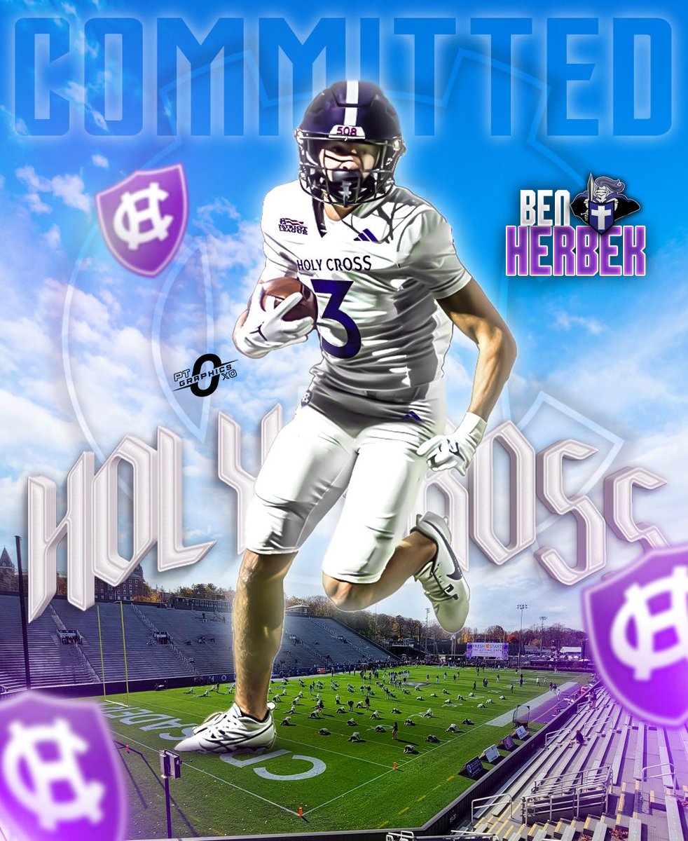 Ben Herbek (@benjamin_herbek) on Twitter photo Committed! ✝️⚔️ #gocrossgo
Thank you to my family, coaches and teammates for helping me reach my goal of playing D1 college football. Excited for this next chapter at Holy Cross.
<a href="/Red_Zone75/">Todd Smith</a> <a href="/Tonyrazz03/">Tony Racioppi</a> <a href="/CoachDanCurran/">Dan Curran</a> <a href="/CoachRG18/">Rich Gunnell</a> <a href="/fb_coachrobbins/">Coach Robbins</a> <a href="/JoeMento/">Joe Mento</a> <a href="/coachgabecards/">Coach Gabe</a> Committed! ✝️⚔️ #gocrossgo
Thank you to my family, coaches and teammates for helping me reach my goal of playing D1 college football. Excited for this next chapter at Holy Cross.
<a href="/Red_Zone75/">Todd Smith</a> <a href="/Tonyrazz03/">Tony Racioppi</a> <a href="/CoachDanCurran/">Dan Curran</a> <a href="/CoachRG18/">Rich Gunnell</a> <a href="/fb_coachrobbins/">Coach Robbins</a> <a href="/JoeMento/">Joe Mento</a> <a href="/coachgabecards/">Coach Gabe</a>