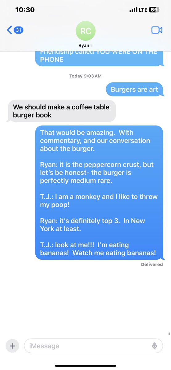 Great ideas happen between friends, open minds, and determined work ethic.  

#thread