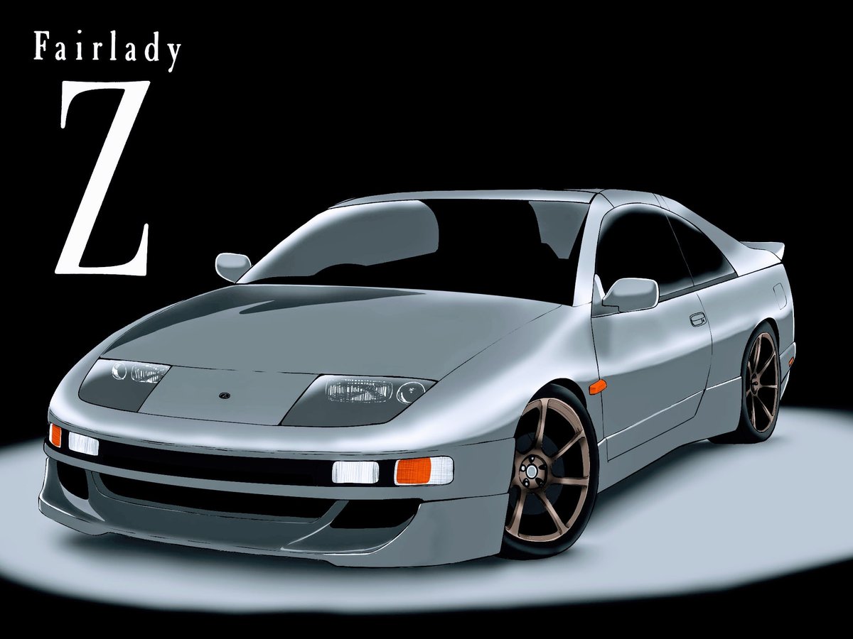 2019年 ↓ 2020年 ↓ 2024年 ↓ 2025年 #イラスト #NISSAN #300zx