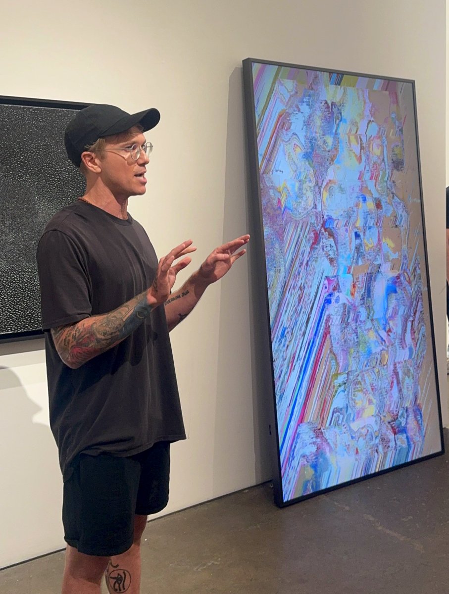 Jordan Lyall (@jordanlyall) on Twitter photo Great event last night with the <a href="/artblocks_io/">Art Blocks</a> community celebrating the launch of PostParams and the upcoming <a href="/dotjiwa/">jiwa 🔆</a> release, DDUST.
Thanks to everyone that made it out and to <a href="/heft_gallery/">Heft</a> <a href="/adamberninger/">Adam Heft Berninger</a> <a href="/opensea/">OpenSea</a> for helping make it happen! Great event last night with the <a href="/artblocks_io/">Art Blocks</a> community celebrating the launch of PostParams and the upcoming <a href="/dotjiwa/">jiwa 🔆</a> release, DDUST.
Thanks to everyone that made it out and to <a href="/heft_gallery/">Heft</a> <a href="/adamberninger/">Adam Heft Berninger</a> <a href="/opensea/">OpenSea</a> for helping make it happen!