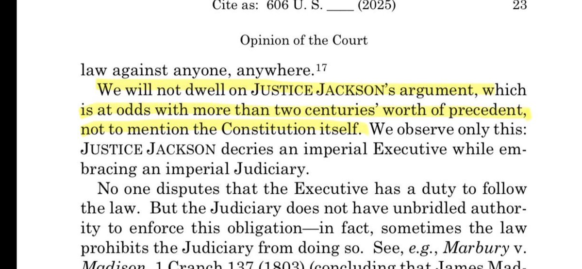 In the normally cordial (and courtly) world of SCOTUS opinions, this is the judicial equivalent of a pro wrestling high flying takedown from the ropes.