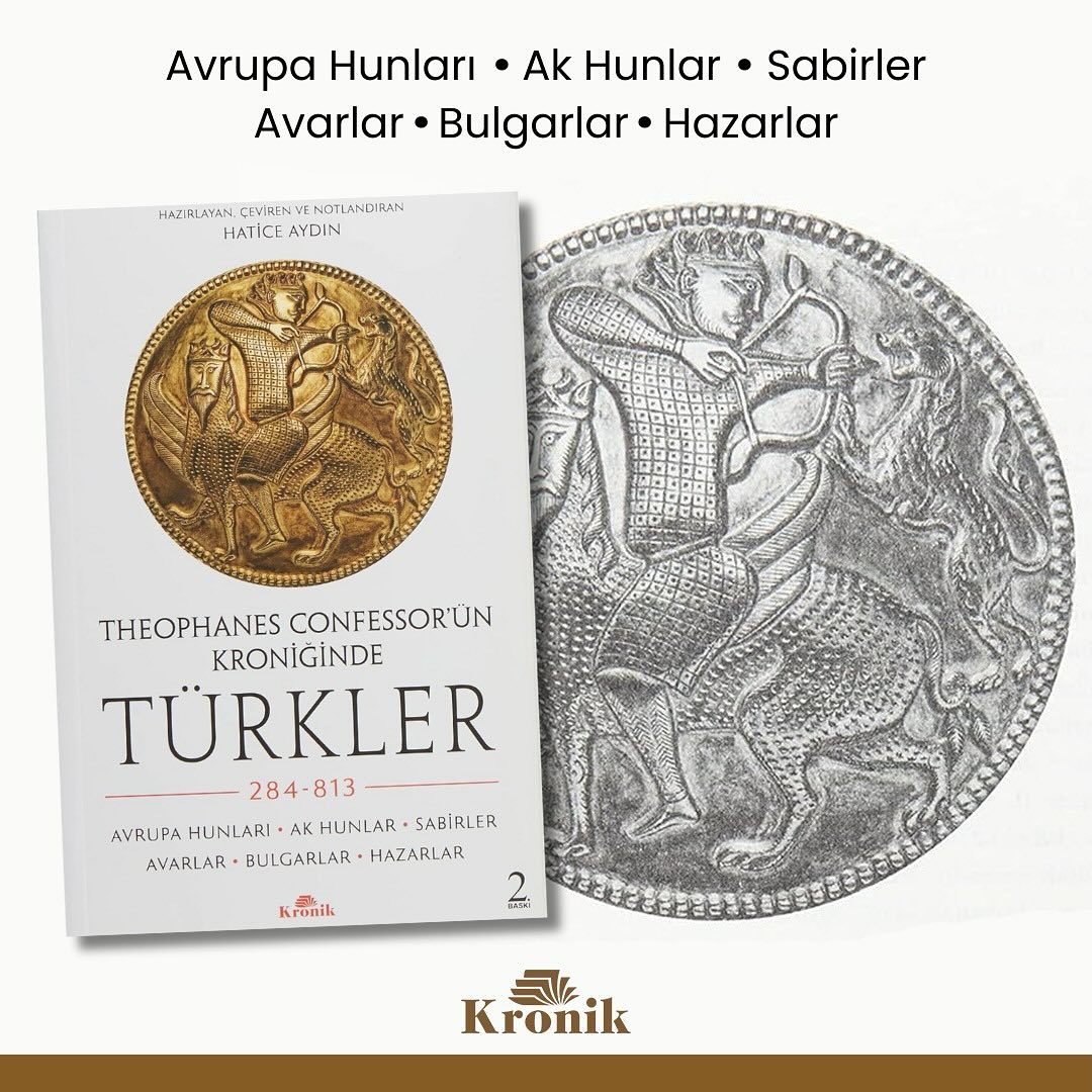 “İstanbul’u ele geçirmek için Trakya üzerinden şehre yaklaşan Avarlar, pek çok savaş makinesini harekete geçirdiler. Oyma teknelerle Tuna’dan getirdikleri muazzam bir kalabalıkla Haliç’i doldurdular; İstanbul’u karadan ve denizden 10 gün kuşattılar.”

🔗: kronikkitap.com/kitap/theophan…