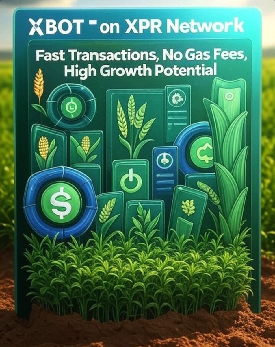 XPRxbot's tweet photo. 🚀 Invest in the future in XBOT on XPR Network!
🌾 Support blockchain innovation with the addition of the agriculture sector on Alcor Exchange. Fast transactions, no gas fees, and huge growth potential. Join now!
#XBOT #XPRNetwork #AlcorExchange #SNIPS #STRX #LOAN #ISI #FREEOS https://t.co/MkEeEUl4mr