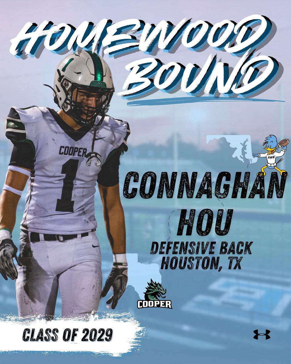 Johns Hopkins Football (@jhu_football) on Twitter photo Welcome to Homewood!
🐦: Connaghan Hou
📍: Houston, TX
🏈: Defensive Back
❌: <a href="/connaghan_hou/">Connaghan Hou</a>
📺: hudl.com/profile/181198…
#PrideandPoise Welcome to Homewood!
🐦: Connaghan Hou
📍: Houston, TX
🏈: Defensive Back
❌: <a href="/connaghan_hou/">Connaghan Hou</a>
📺: hudl.com/profile/181198…
#PrideandPoise
