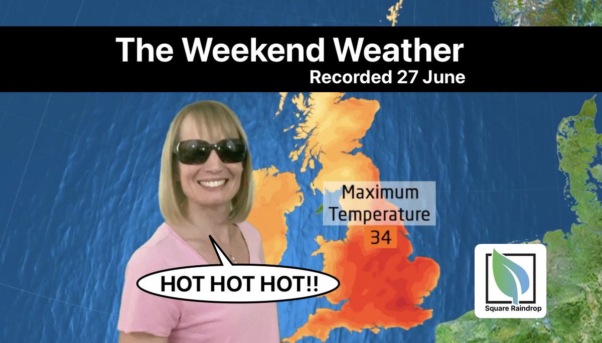 SqRaindrop's tweet image. 🔥 Heatwave incoming (again!)
Temps could soar past 30°C this weekend, but when will it peak, and where will be hottest? ☀️
Full forecast here 
👉 youtu.be/NUjNIxOPGkQ

#UKWeather #Heatwave #WeekendForecast