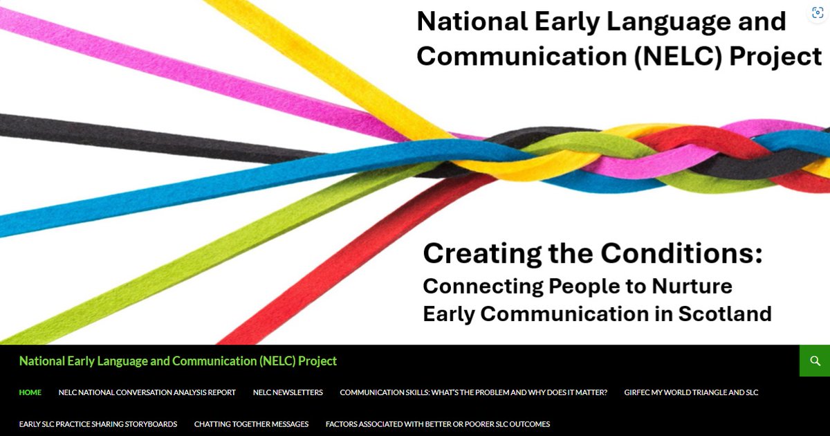 slt_fv's tweet image. Next on our resources recommendation list is the National Early Language and Communication (NELC) website: tinyurl.com/58yjknmh
Check out the "Chatting Together messages" for ideas to support communication from before babies are born right up until starting school!
#sltfv