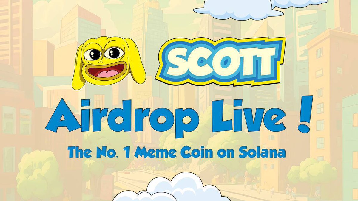🚀 Airdrop: Scott
💰 Value: $6 worth of tokens
🏆 Winners: 800 random
👥 Top 100 Referrals: $2000 worth of tokens pool
📋 Contract: Solana
📅 End Date: 20th July, 2025
🏦 Distribution Date: 1 day before TGE

Talk with the Telegram Bot
t.me/Scott_Airdropb…

📃 Information