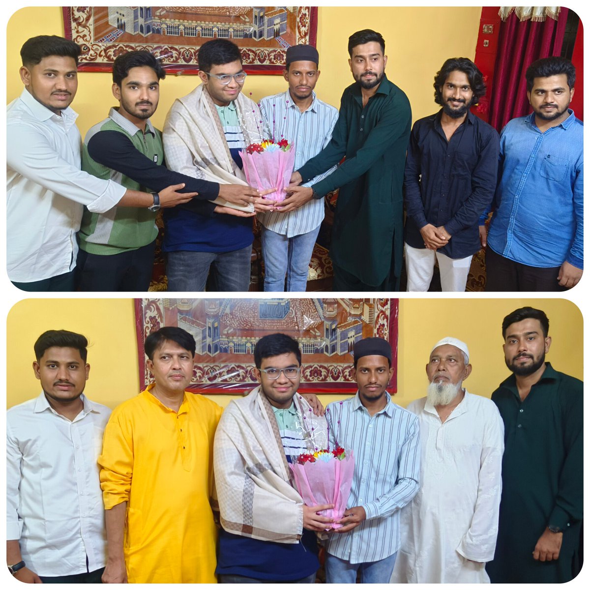 ahfazskofficial's tweet photo. मुस्लिम यूथ फोरम की ओर से हार्दिक बधाई
डॉ. अथहर पांडे साहब के सुपुत्र ज़ियान पांडे ने NEET परीक्षा में 562 अंक प्राप्त कर ऑल इंडिया रैंक 7982 हासिल की, साथ ही JEE (Main) में 99.29% स्कोर कर अकोला जिले में तीसरे स्थान पर रहे। यह अकोला और समाज दोनों के लिए एक गौरव की बात है। https://t.co/KbndbxCeLF