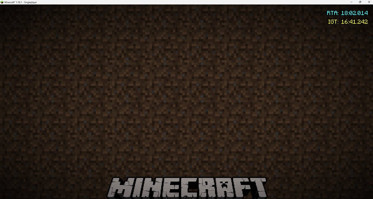 catsluvr38's tweet image. NEW MINECRAFT SPEEDRUN PB 16:41 WHATTTTT MY BEST BEFORE WAS 22:59