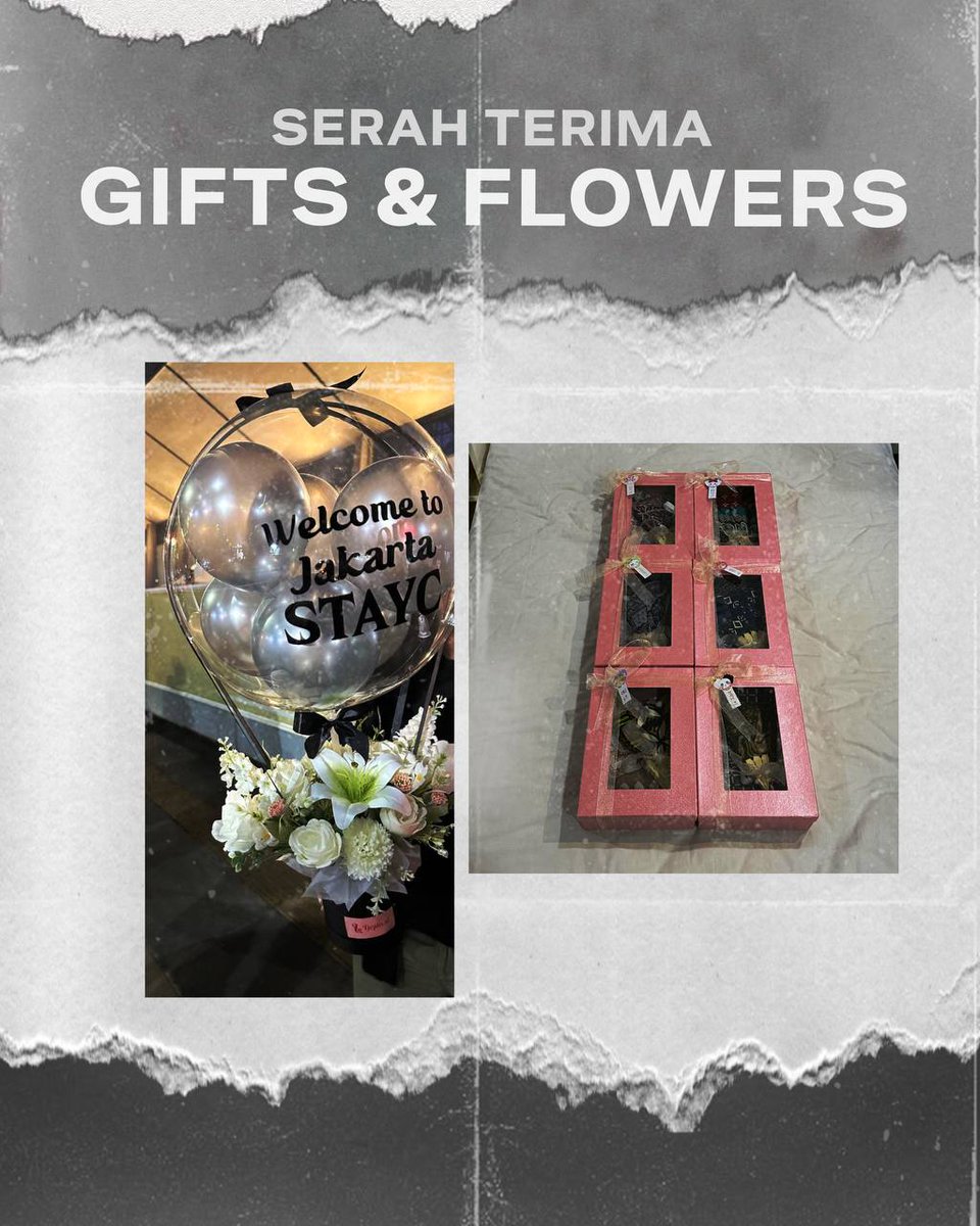 SWITHINA_UNION's tweet image. 📸 Penyerahan Handbanner, Gifts &amp;amp; Flowers

— Hi Swith! Handbanner, gift dan bouquet balloon sudah diserahkan ke pihak promotor. Jangan lupa untuk ambil handbanner kalian besok ya, Swith! 😍

#STAYC #스테이씨 #STAY_TUNED  #STAY_TUNED_IN_JAKARTA #STAYCinJKT