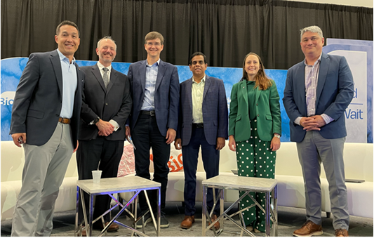 DoDCTO's tweet image. As part of a panel discussion at the #BIO2025 International Convention, the Office of Research & Engineering's Dr. Kate Sixt discussed how biotechnology is key to improving performance, enhancing lethality, and increasing resilience for our warfighters🧬🪖