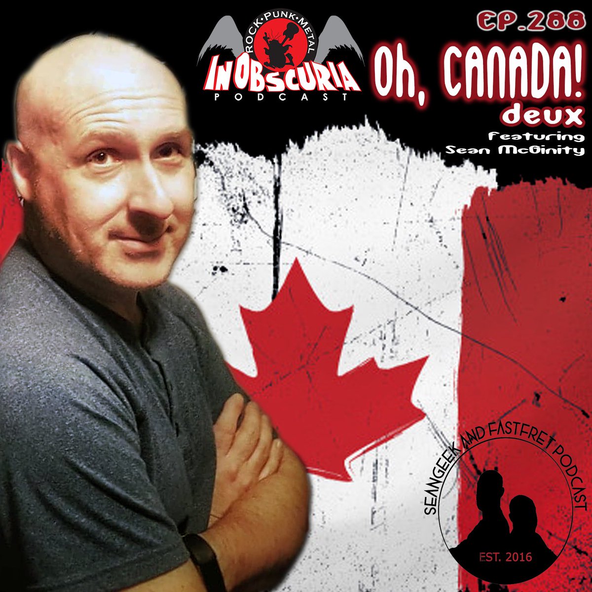The boys are tired of all of this drama with our neighbors in the Great White North! So, they decided to fix it with the help of Canadian Ambassador: Sean McGinity from SeanGeek &amp; FasrFret Podcast! inobscuria-podcast.simplecast.com/episodes/ep-28…