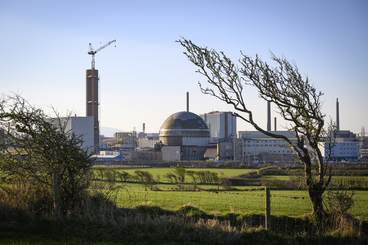 SellafieldLtd's tweet image. This recent shot, chosen by Fi, one of our communications colleagues, shows a slightly different perspective of the site for this week's #photofriday.
“This windswept tree acts as the perfect frame to the everchanging Sellafield skyline."
#sellafield #nuclear #skyline