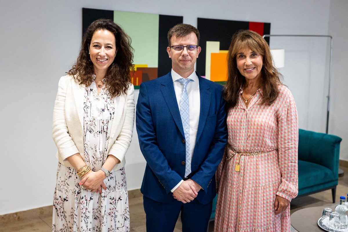 Raya Kalenova (@rayakalenova) on Twitter photo I appreciate your determination in taking strong, concrete measures against antisemitism, Minister <a href="/JanosBoka_HU/">Bóka János</a>.
Your action plan is thoughtful and timely. I’m confident our cooperation will be fruitful.
Thank you as well for supporting our Hungarian affiliate Mazsihisz đź‡đź‡ş@ I appreciate your determination in taking strong, concrete measures against antisemitism, Minister <a href="/JanosBoka_HU/">BĂłka János</a>.
Your action plan is thoughtful and timely. I’m confident our cooperation will be fruitful.
Thank you as well for supporting our Hungarian affiliate Mazsihisz đź‡đź‡ş@