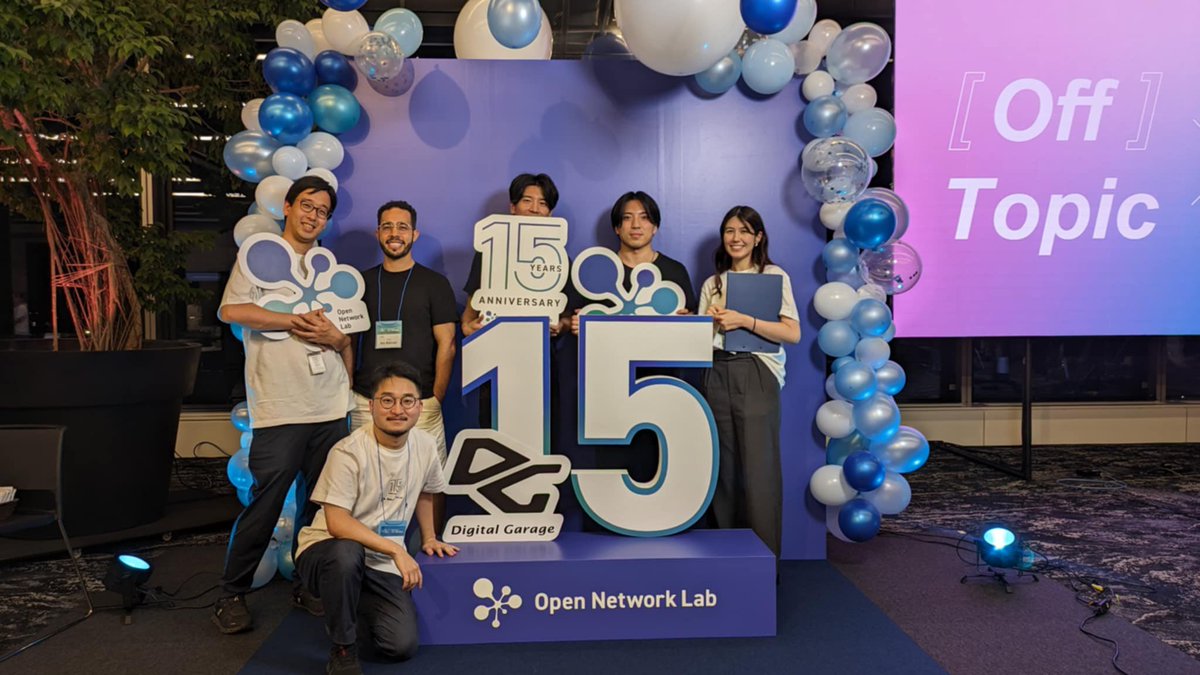 hbk_310's tweet image. Onlab 15周年イベントに参加し、Off Topic でも簡単に事業について話させていただきました!ありがとうございます!
@OpenNetwork_Lab @OffTopicJP
#onlab15周年