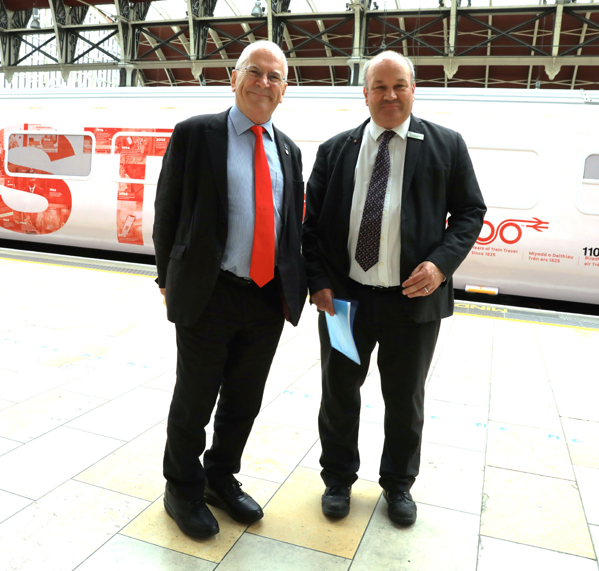 Phil Marsh (@marshrail) on Twitter photo The <a href="/railway200/">railway200</a> Inspiration exhibition train was launched yesterday. Four 'H's were present... Can you guess who they are and which one gently gave me some words of advice? <a href="/LordPeterHendy/">Lord Peter Hendy</a> <a href="/networkrail/">Network Rail</a> <a href="/GWRHelp/">GWR</a> The train is excellent and visit it if you can. The <a href="/railway200/">railway200</a> Inspiration exhibition train was launched yesterday. Four 'H's were present... Can you guess who they are and which one gently gave me some words of advice? <a href="/LordPeterHendy/">Lord Peter Hendy</a> <a href="/networkrail/">Network Rail</a> <a href="/GWRHelp/">GWR</a> The train is excellent and visit it if you can.