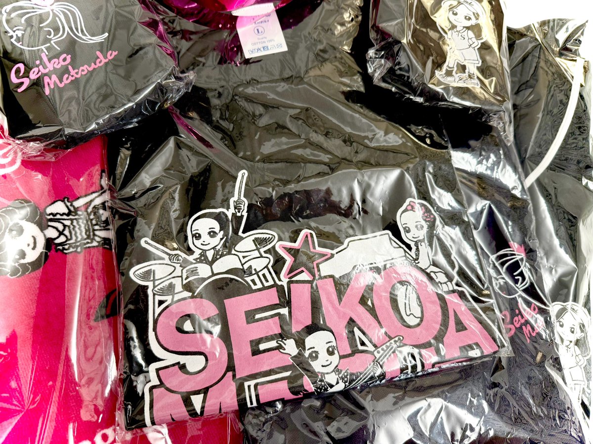 聖子ちゃんとお揃いのTシャツもゲットすることができました💖💖 ツアー