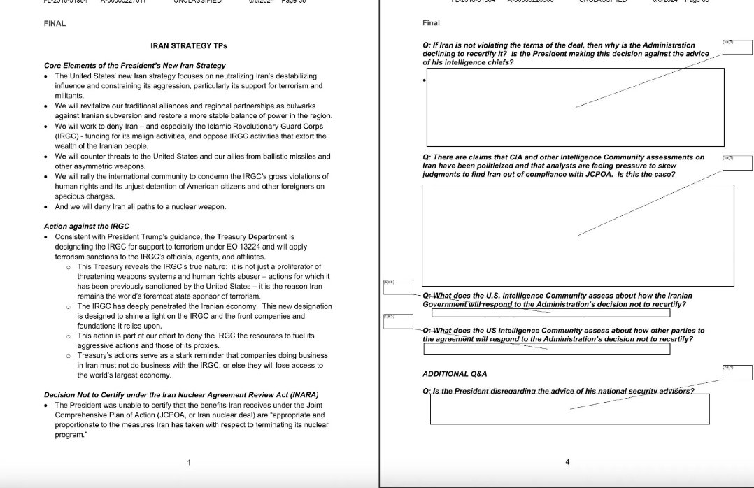 JasonLeopold's tweet image. NEW FOIA Files newsletter is out!
A cache of documents I obtained via #FOIA from the first Trump administration shows how its Iran policy, including the US withdrawal from a key nuclear deal, arguably laid the groundwork for last weekend’s bombing.
bloomberg.com/news/newslette…