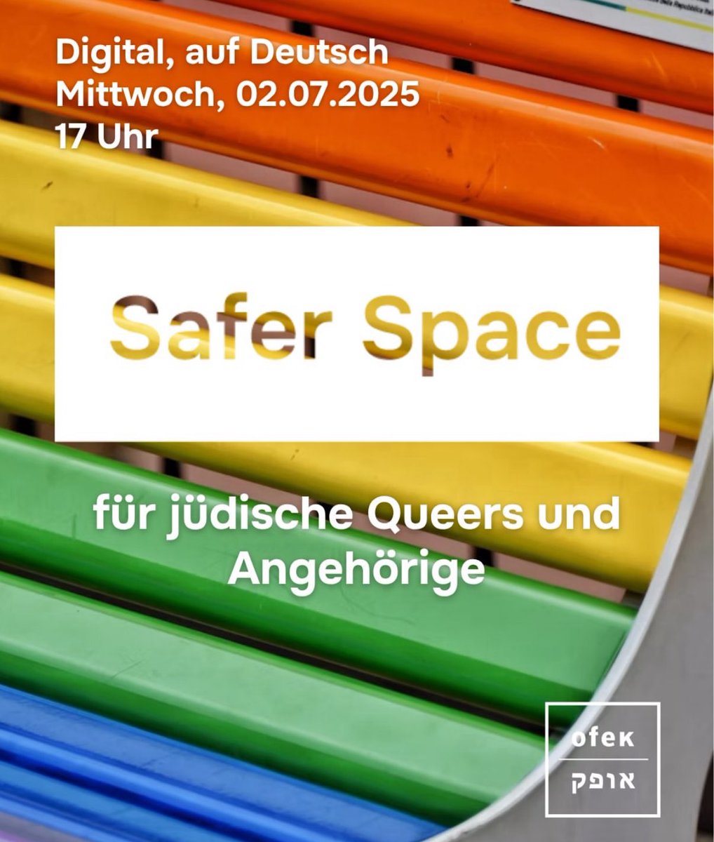 Bine246's tweet photo. #jewishjune und #PrideMonth
@KattaTheLemur : können wir vielleicht auf diese Veranstaltung aufmerksam machen ? https://t.co/8Oe6raW8n8